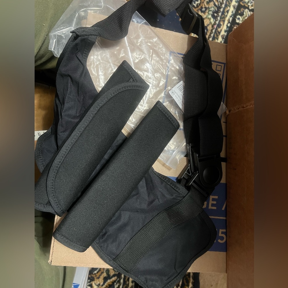 Black  sling with comfort straps